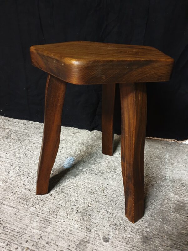 Tabouret orme design scandinave Olavi Hanninen mid-century – Image 2