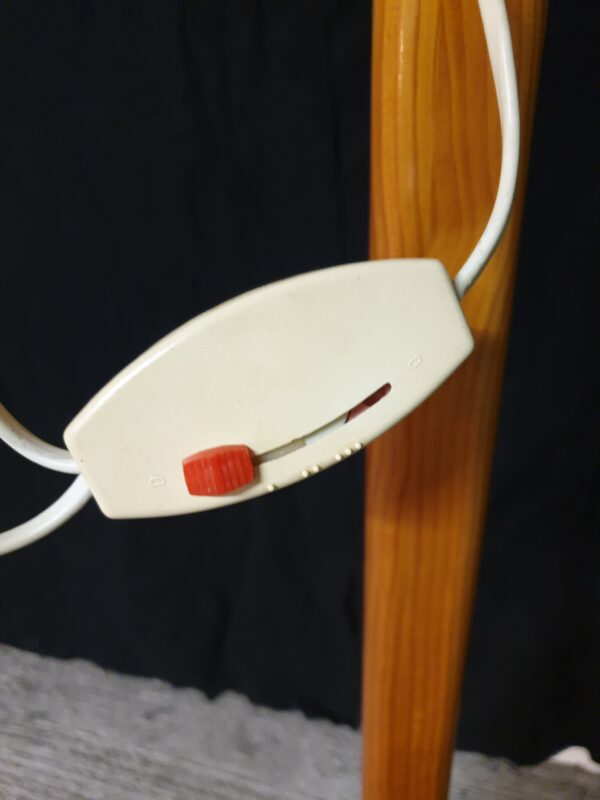 Lampadaire suédois en pin, design scandinave années 80 – Image 8