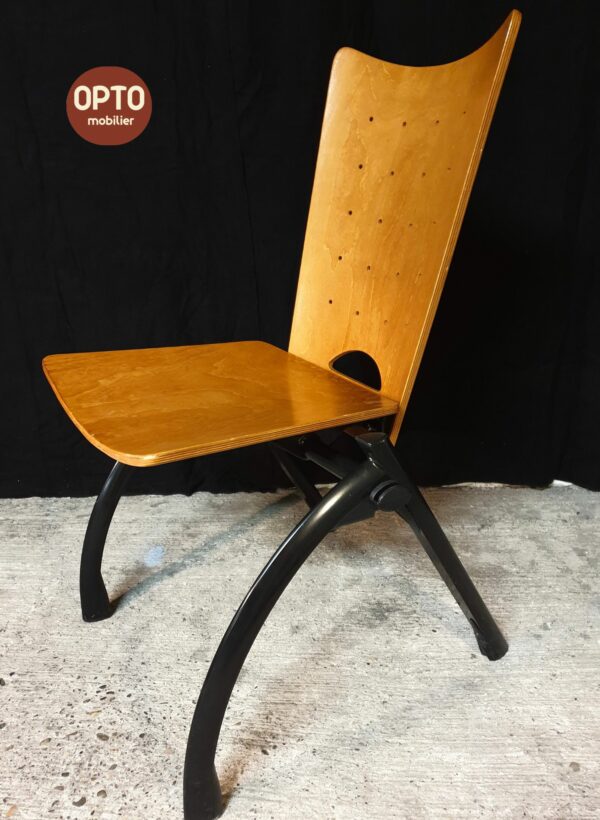 Chaise design Souvignet 80's